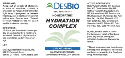 Hydration Complex - DSRT308 Hydration Complex 2 28 2020